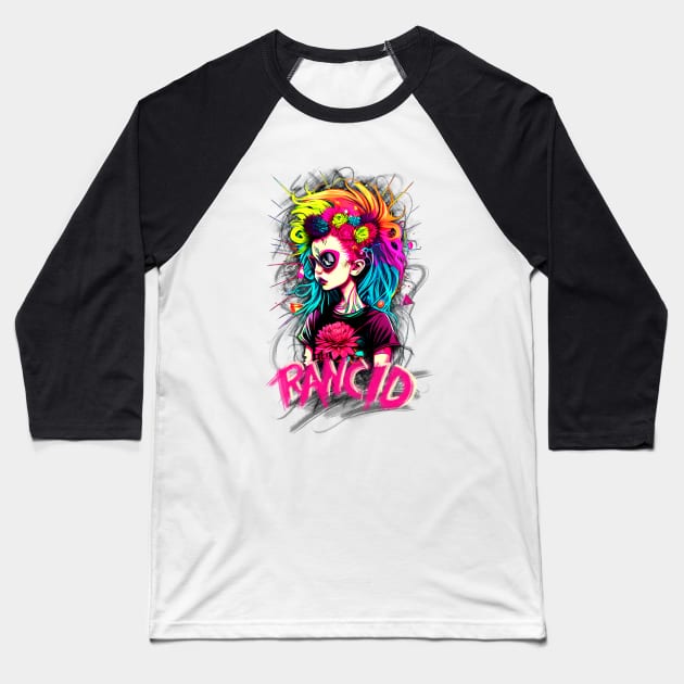 Punk Girl - Rancid Baseball T-Shirt by VACO SONGOLAS